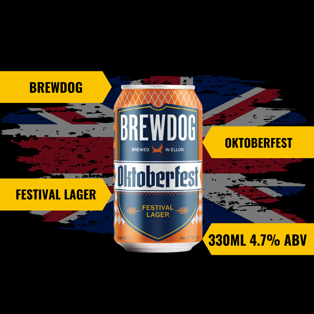 BrewDog Oktoberfest 330ml Bottle 4.7% ABV - Multipack