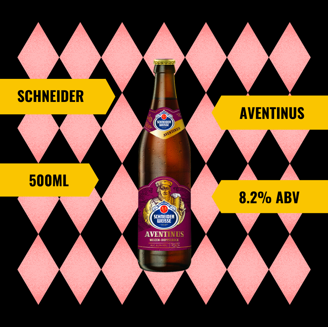 Schneider Weisse Aventinus Tap 6 German Wheat Beer 500ml Bottles - 8.2% ABV (12 Pack)