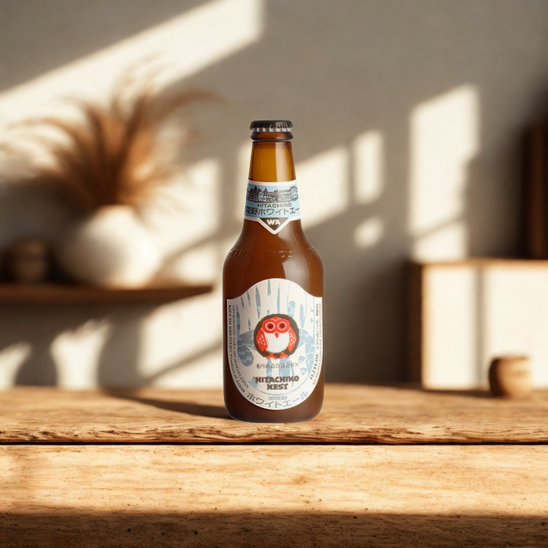 Hitachino Nest White Ale Japanese Beer 330ml Bottles - 5.5% ABV (Multipack)