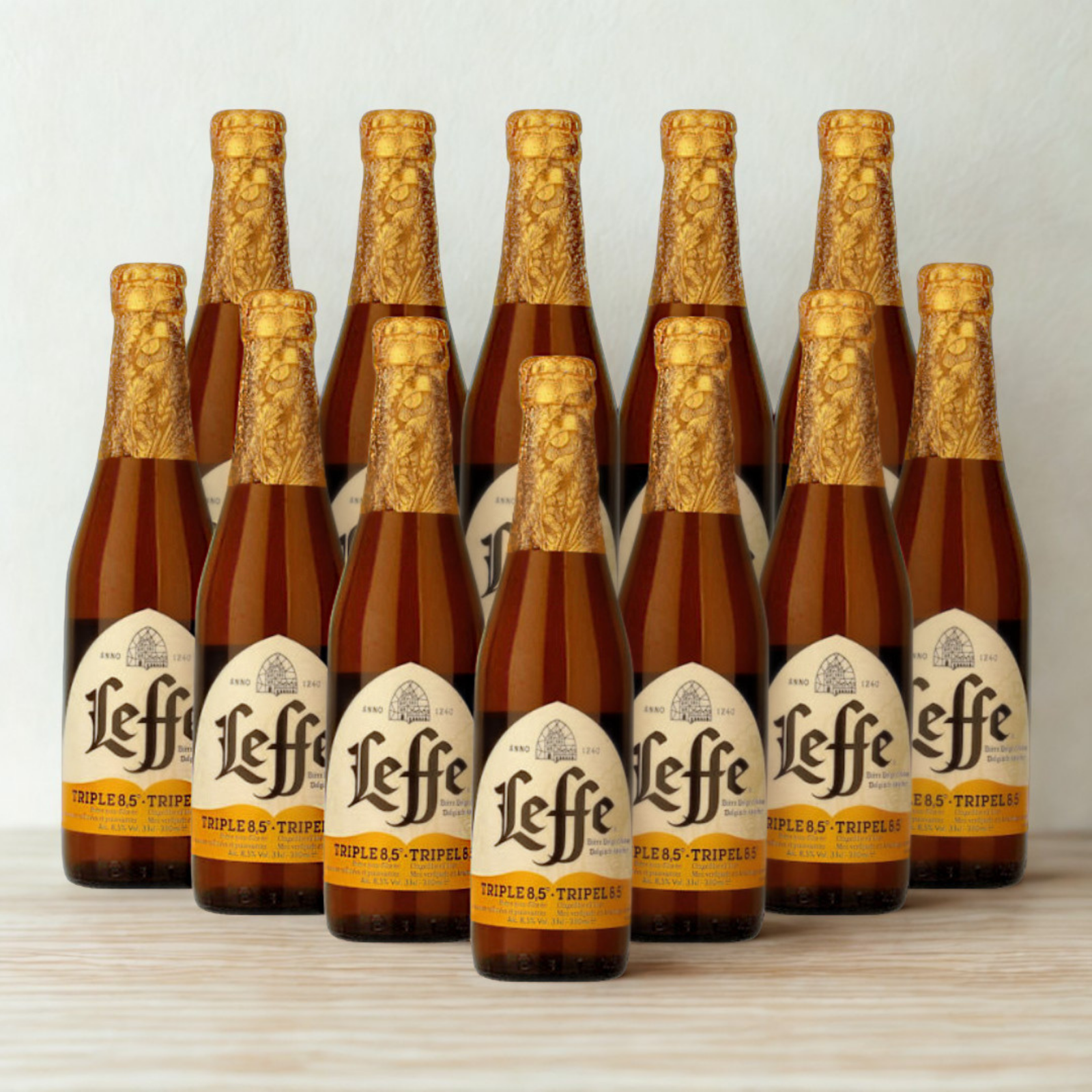 Leffe Triple Belgian Tripel Beer 330ml Bottles - 8.5% ABV (Multipack)