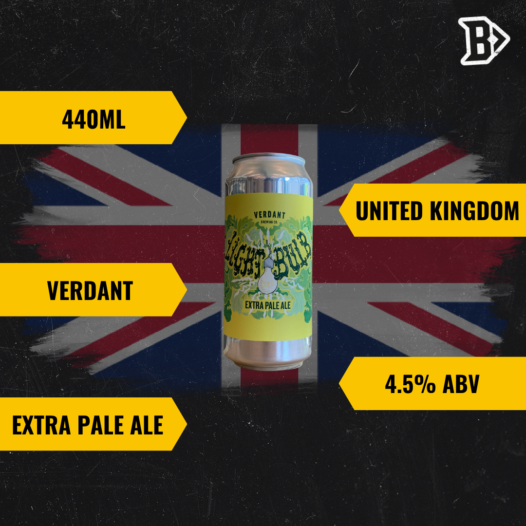 Verdant Light Bulb British Extra Pale Ale 440ml Can - 4.5% ABV (8 Pack)