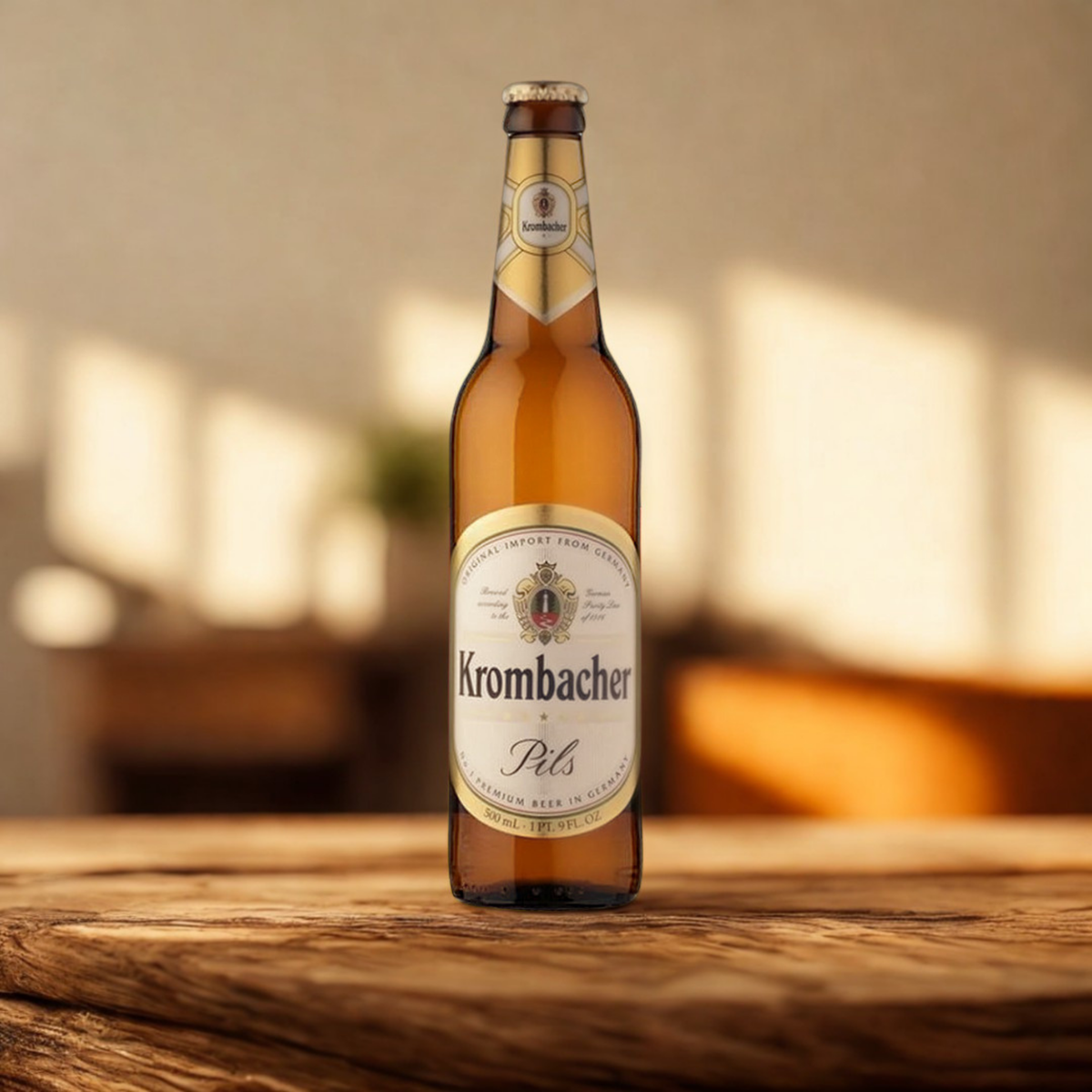 Krombacher Pils German Premium Lager 500ml Bottles - 4.8% ABV (Multipack)