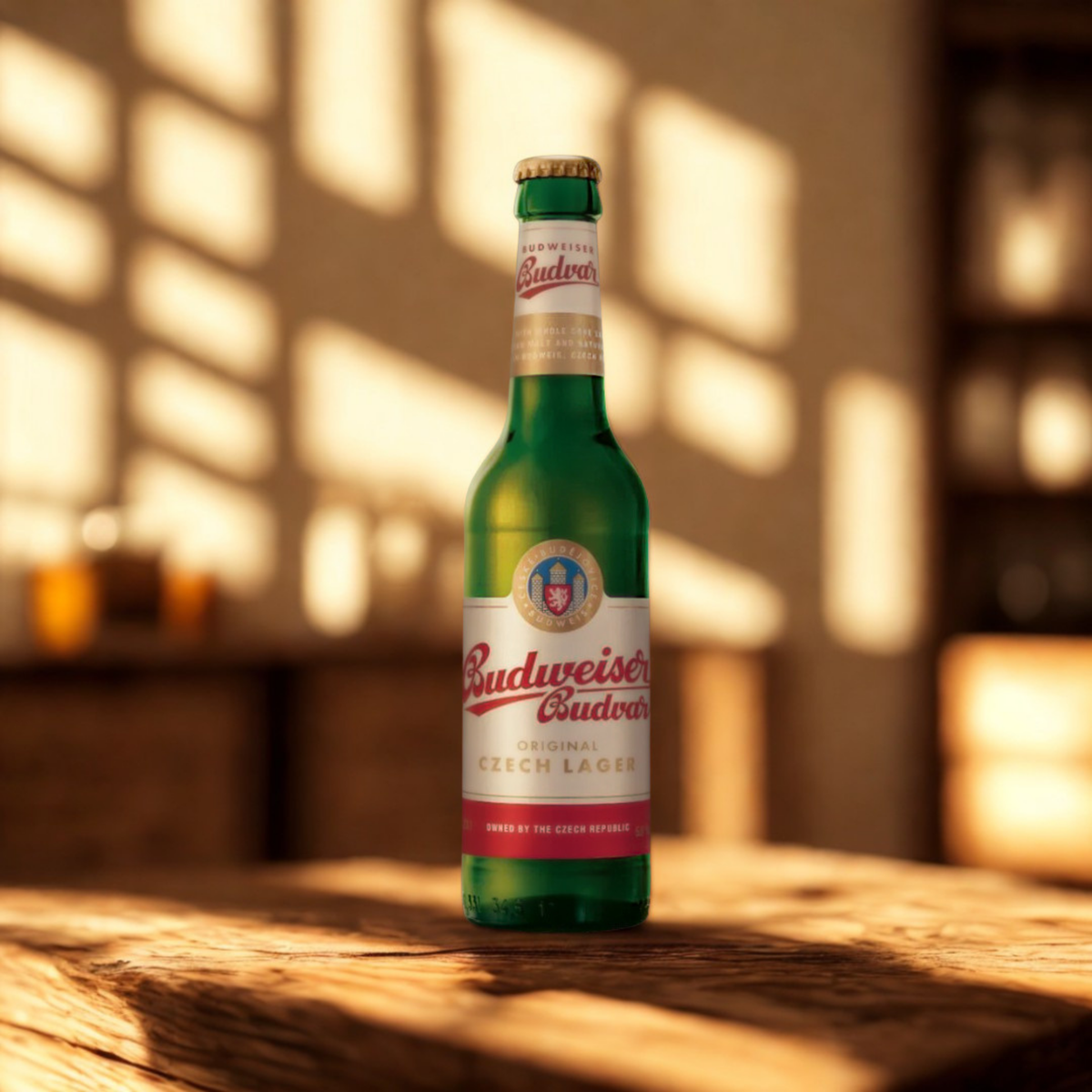 Budweiser Budvar Czech Lager 500ml Bottles - 5% ABV (Multipack)