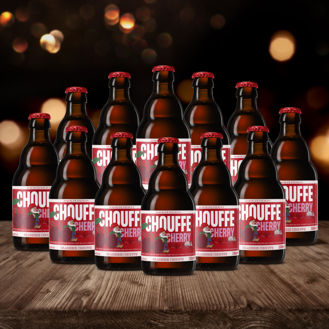 Brasserie d'Achouffe Cherry Belgian Fruit Beer 330ml Bottles (multipack) - 8.0% ABV