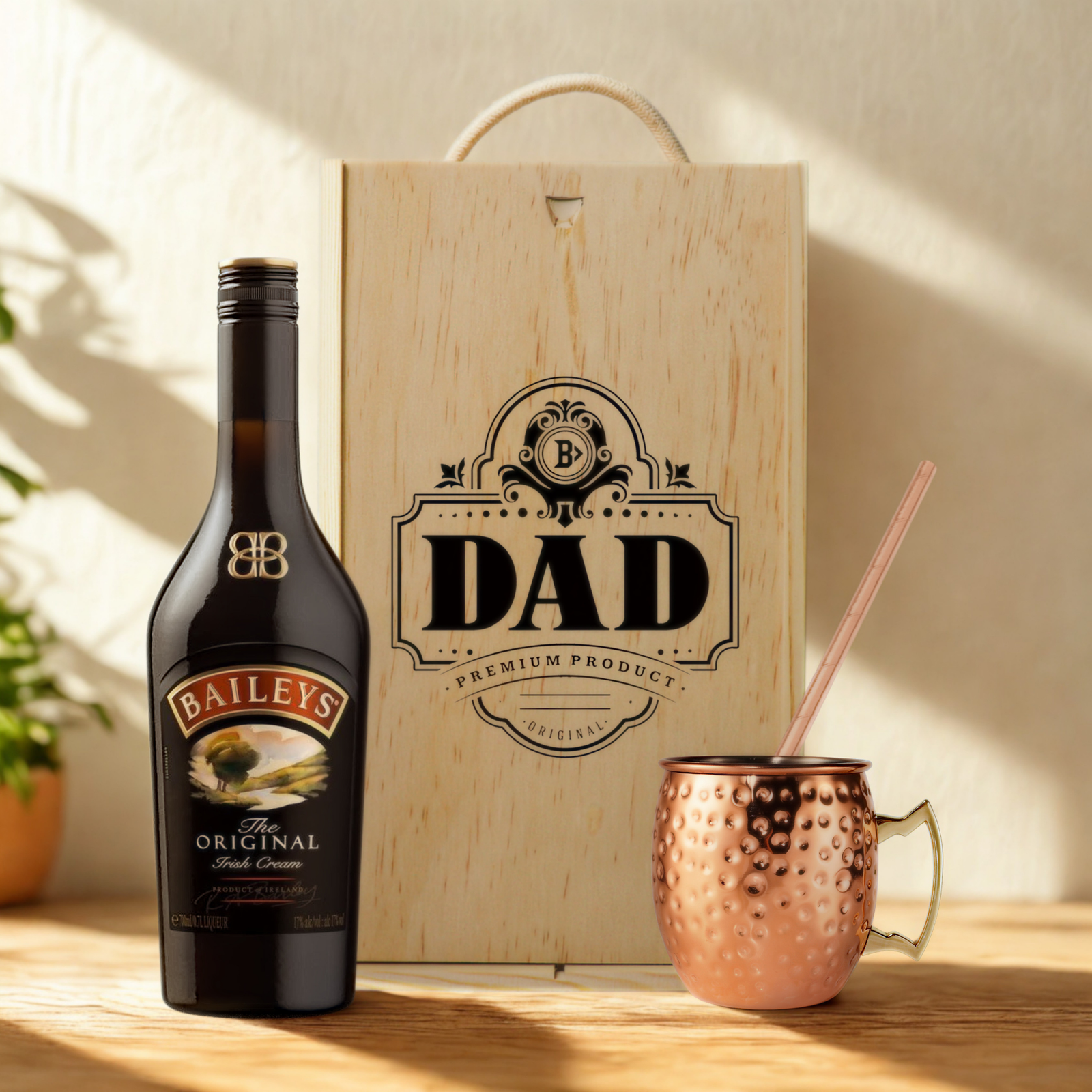 Best Dad Aperitif & Liqueur Gift Set – Premium Spirits Selection with Glasses