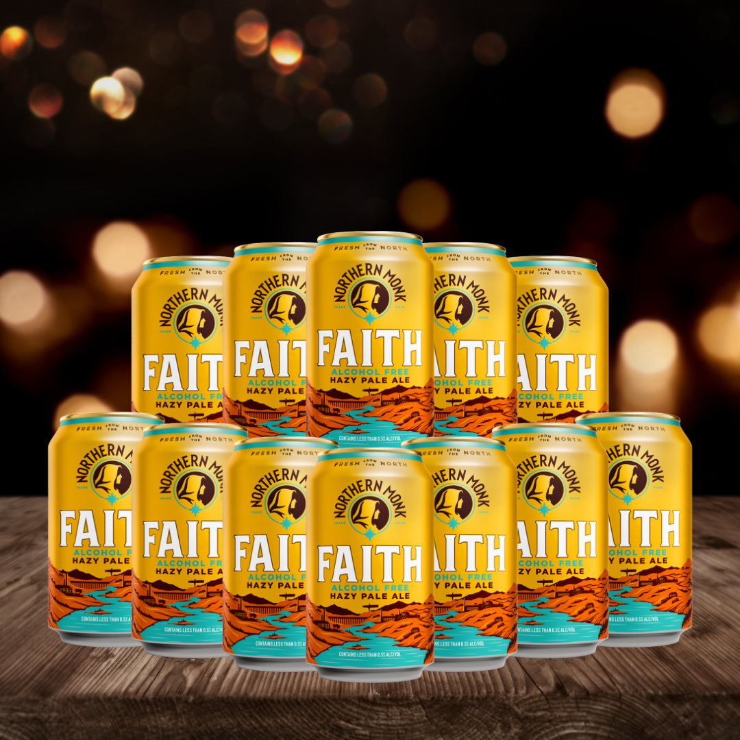 Northern Monk Holy Faith 0.5% ABV 330ml Can (Multipack)