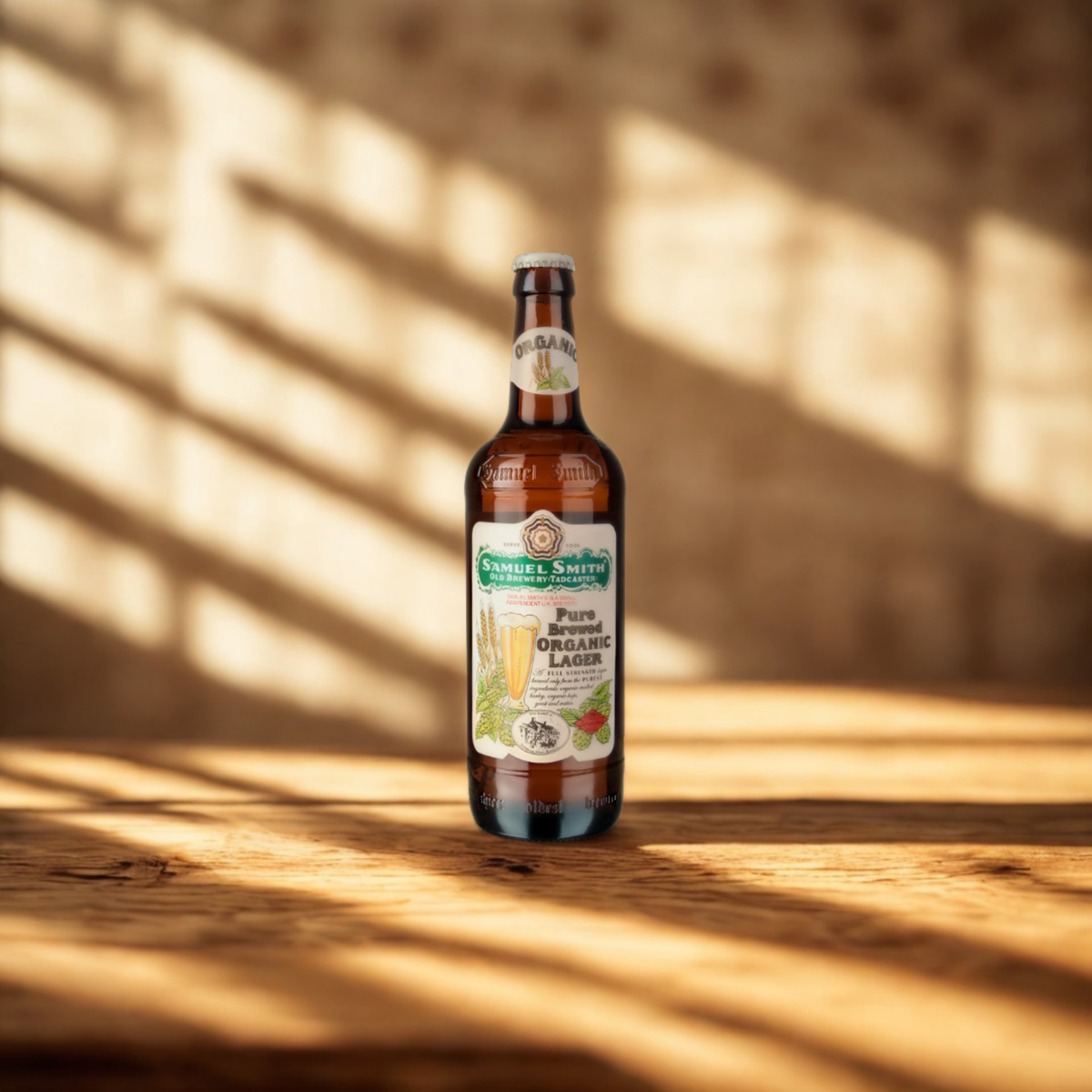 Samuel Smith's British Pure Brewed Organic Lager 355ml Bottles - 5.00% ABV (Multipack)