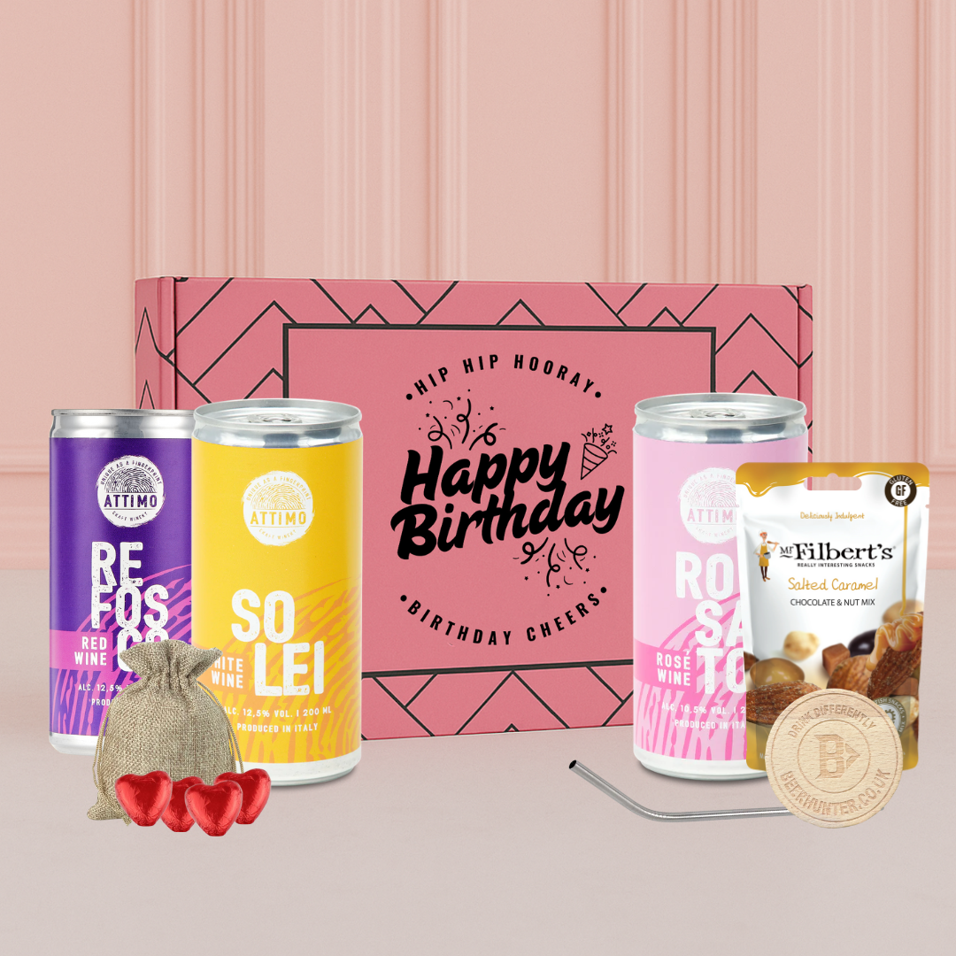 Attimo Wine Gifts For Her Gift Differently Set (3 x 200ml Cans)