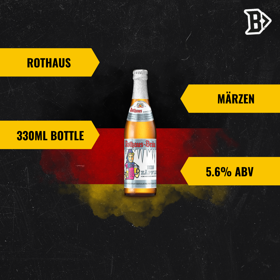 Rothaus German Märzen Eiszäpfle 330ml Bottles - 5.6% ABV (12 Pack) - BBD 5/12/2025