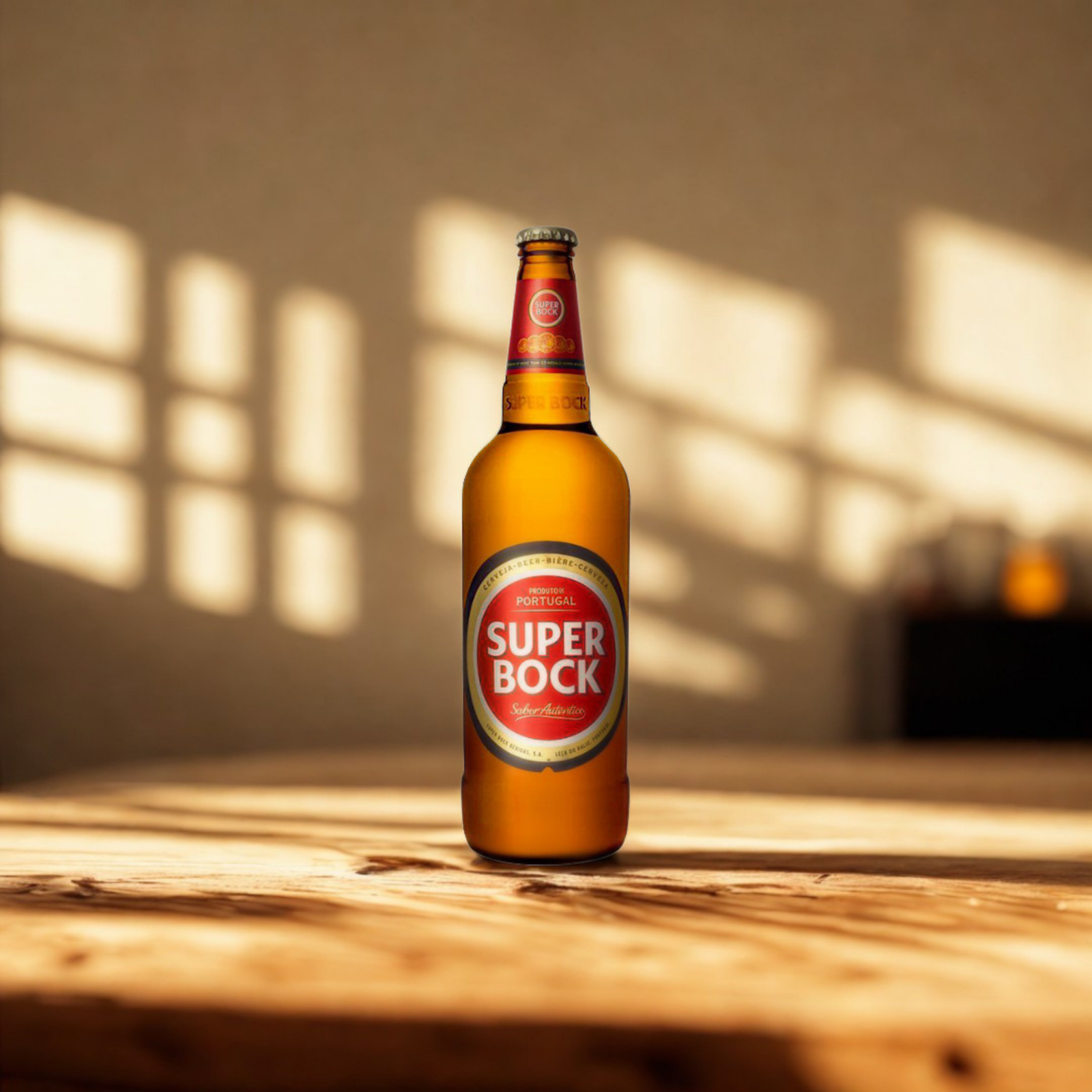 Super Bock Portuguese Lager 330ml Bottles - 4.7% ABV (Multipack)