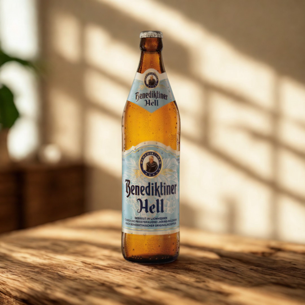 Benediktiner German Hells Lager 500ml Bottle - 5.0% ABV (Multipack)