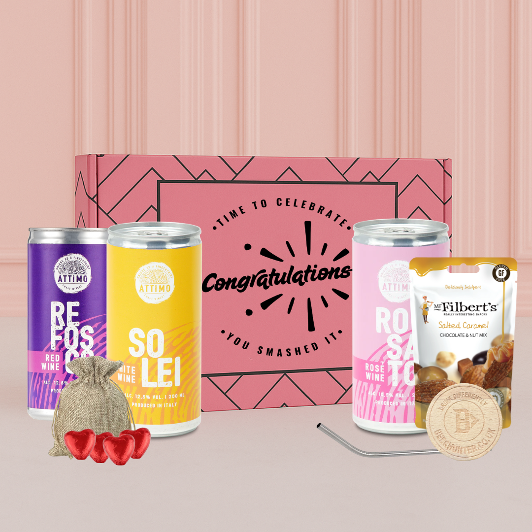 Attimo Wine Gifts For Her Gift Differently Set (3 x 200ml Cans)