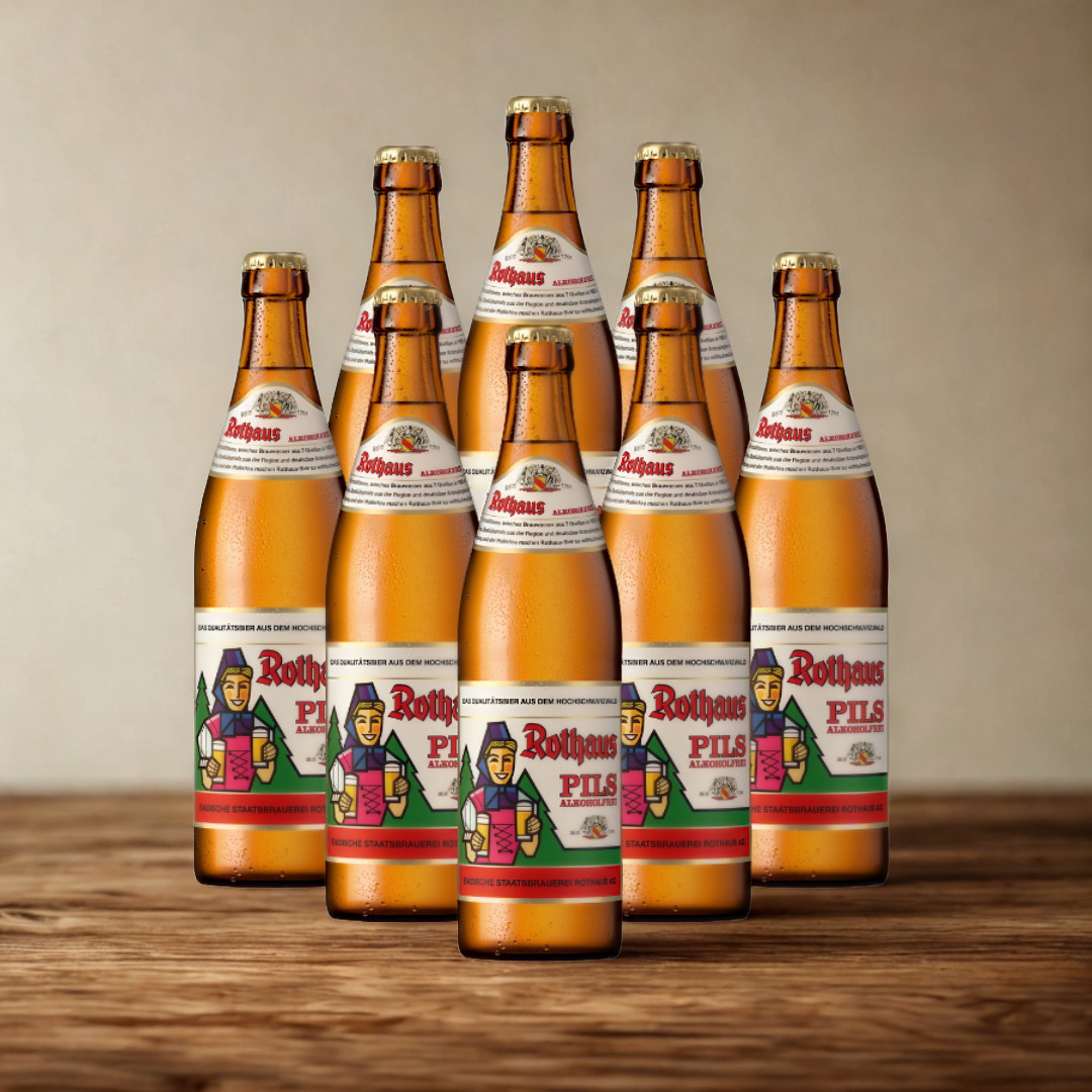 Rothaus German Alkoholfrei Pils 500ml Bottles - 0.5% ABV