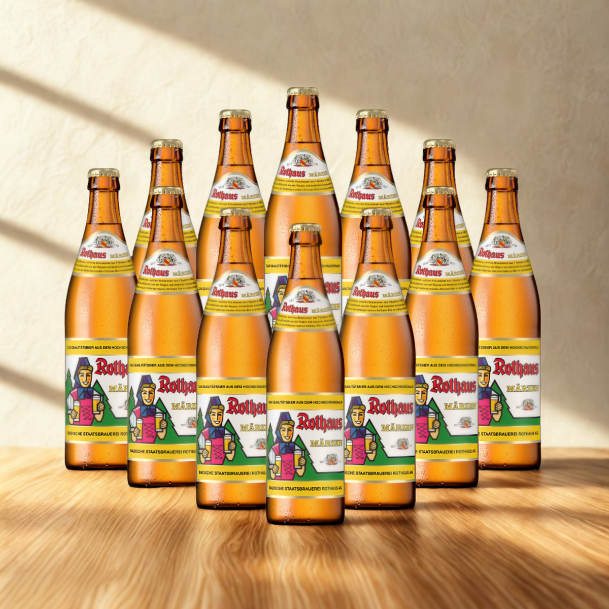 Rothaus German Märzen 500ml Bottles - 5.6% ABV (12 Pack) - BBD 7/3/25