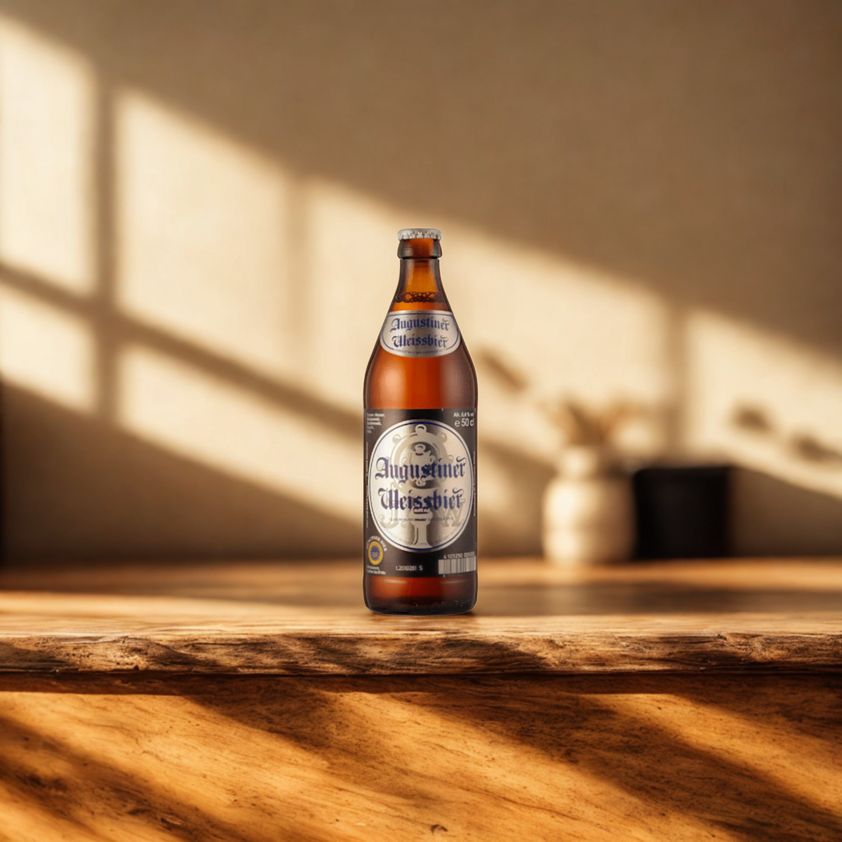 Augustiner German Lager Mixed Case (Helles, Dunkel, Weissbier &amp; Edelstoff) With Free Augustiner Pint Glass - (12 Pack)