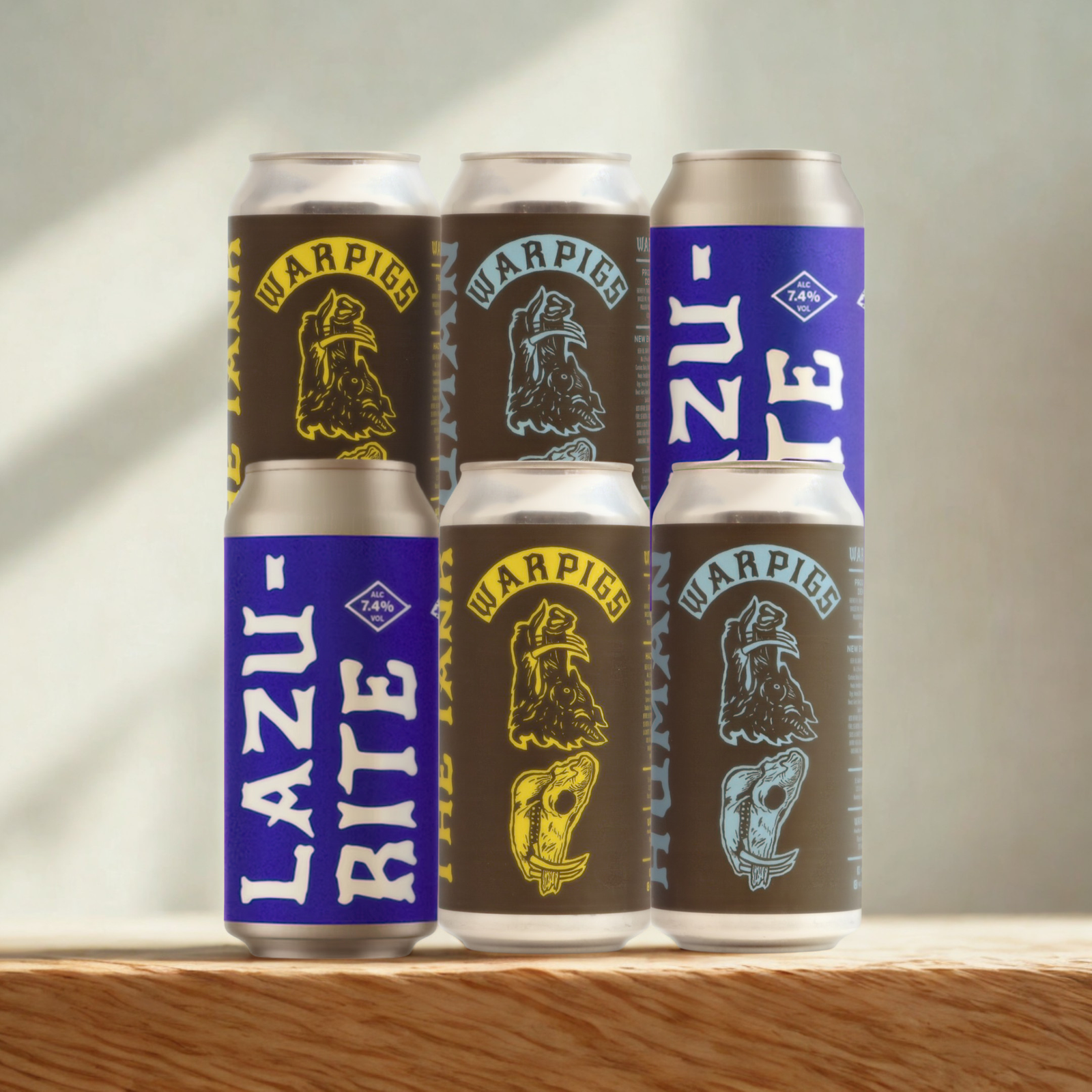 Warpigs Mixed Craft Beer Case 440ml Cans – IPA & NEIPA Selection (6 or 12 Pack)