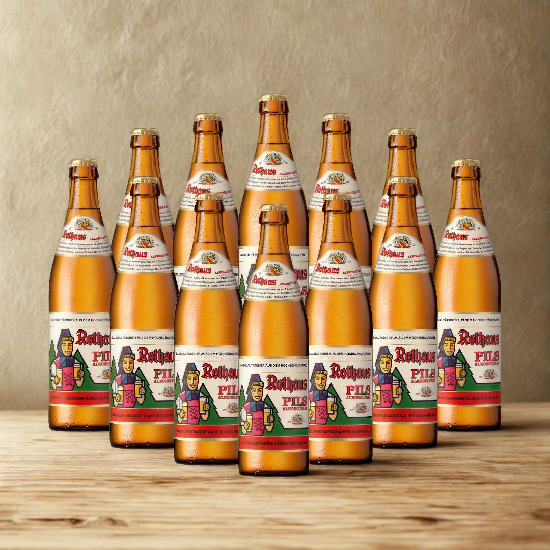 Rothaus German Alkoholfrei Pils 500ml Bottles - 0.5% ABV