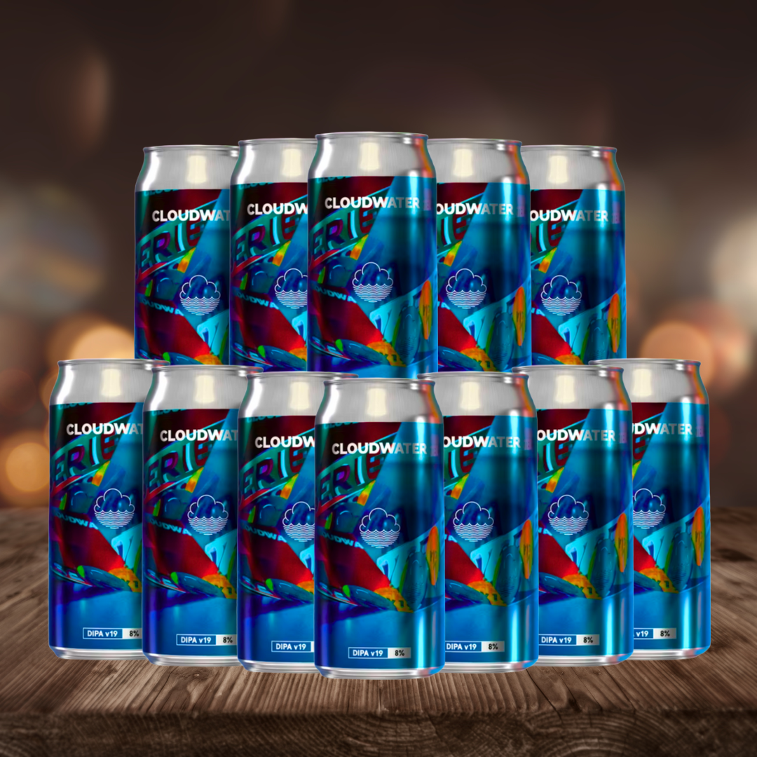 Cloudwater Limited Edition DIPA Double IPA 440ml Cans – 8% ABV (12 Pack)