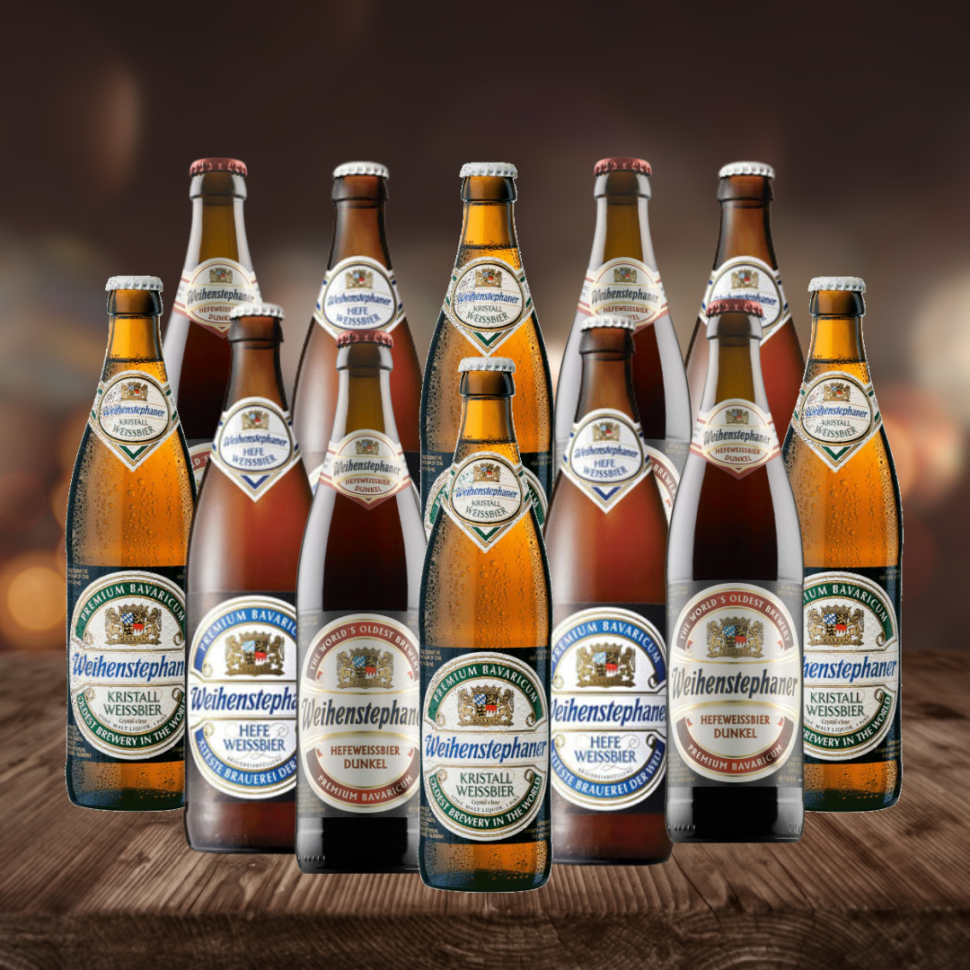 Weihenstephaner German Wheat Beer Mixed Case (12 Pack)