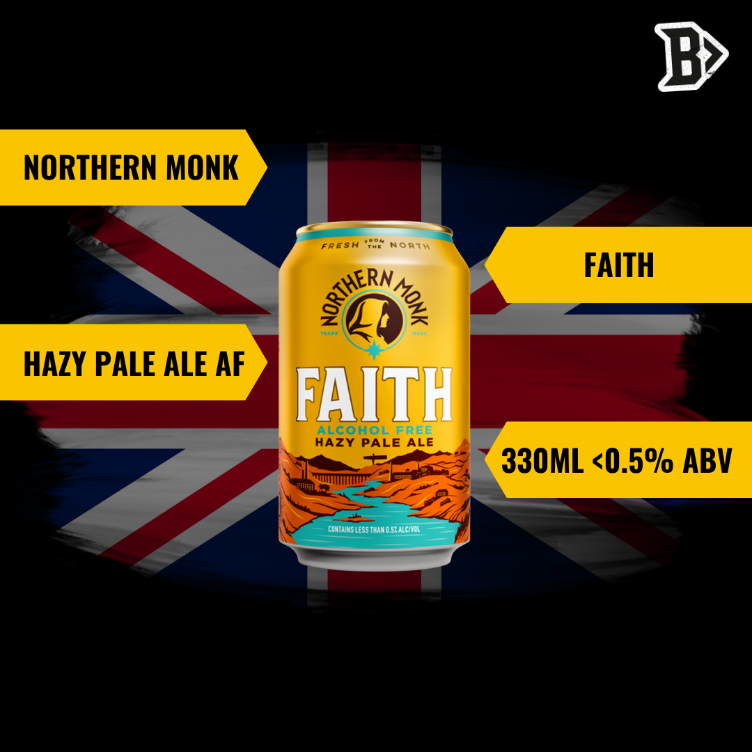Northern Monk Holy Faith 0.5% ABV 330ml Can (Multipack)