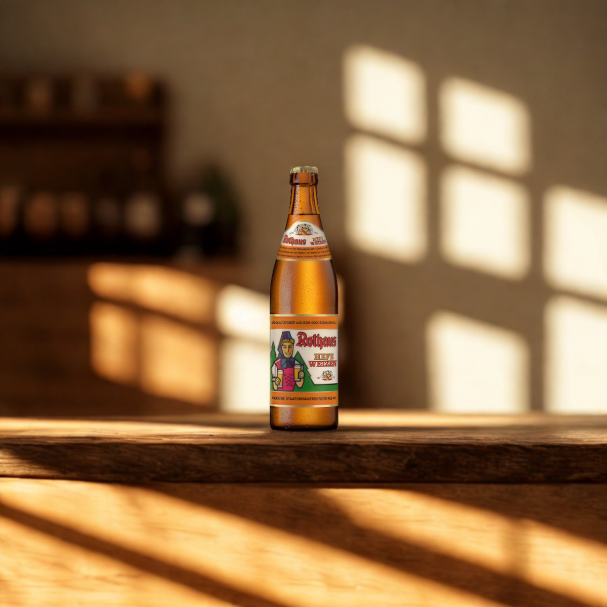 Rothaus German Wheat Beer Hefeweizen 500ml Bottles - 5.4% ABV (Multipack)