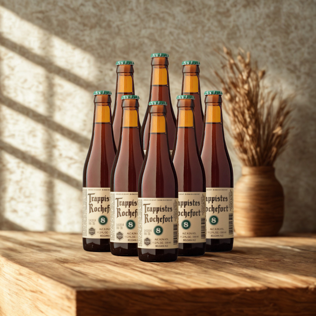Trappistes Rochefort 8 Belgian Trappist Beer 330ml Bottles - 9.2% ABV (Multipack)