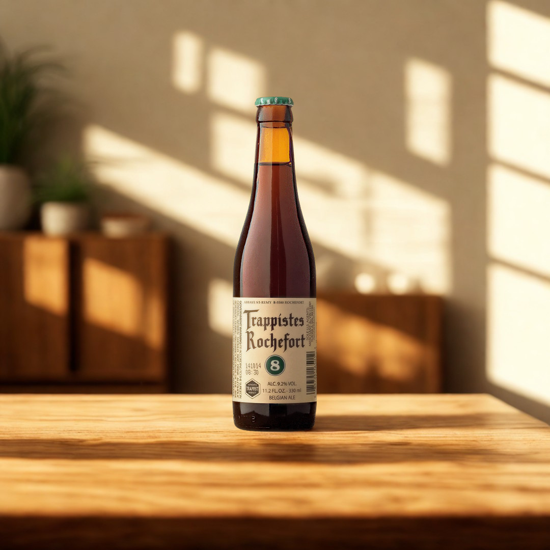 Trappistes Rochefort 8 Belgian Trappist Beer 330ml Bottles - 9.2% ABV (Multipack)