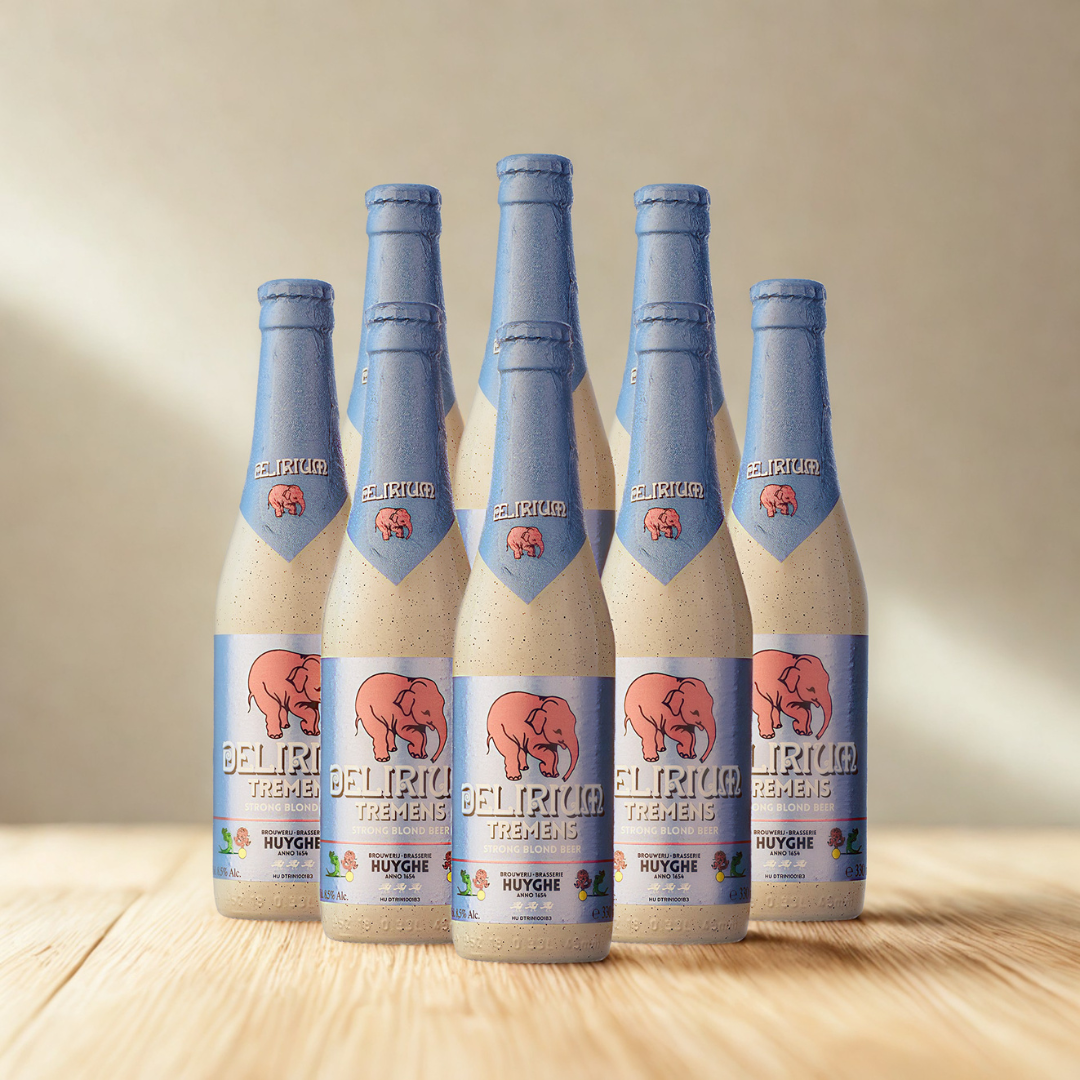 Delirium Tremens Belgian Blonde Strong Ale 330ml Bottles - 8.5% ABV (Multipack)