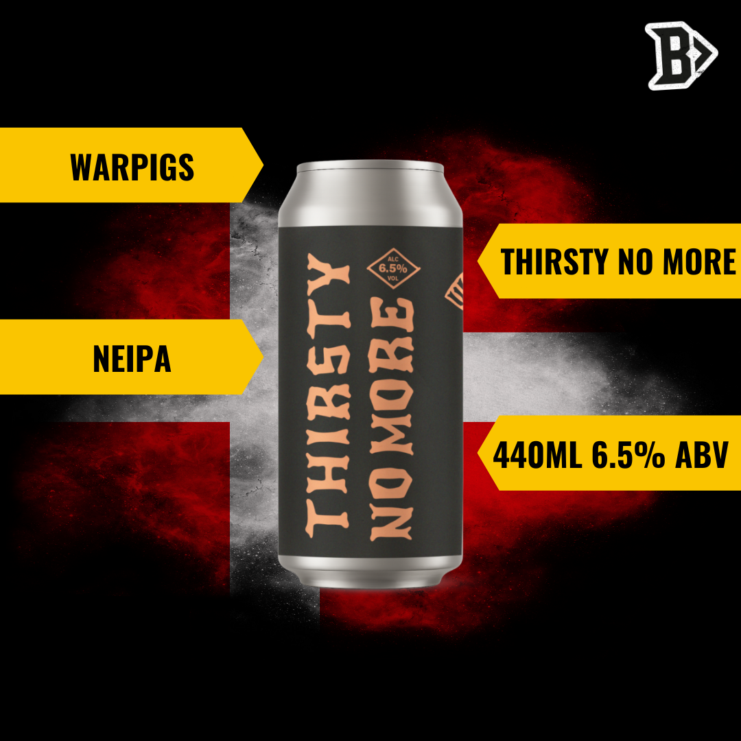 Warpigs Thirsty No More NEIPA 440ml Cans – 6.5% ABV (8 pack)