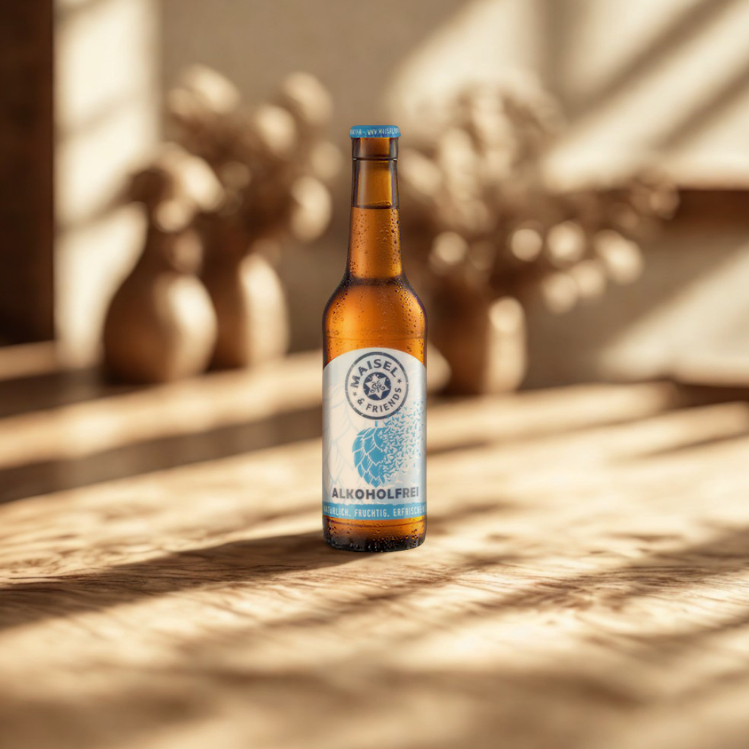 Maisel &amp; Friends Alkoholfrei IPA 330ml Bottles - 0.5% ABV (Multipack) - BBE 11/4/26