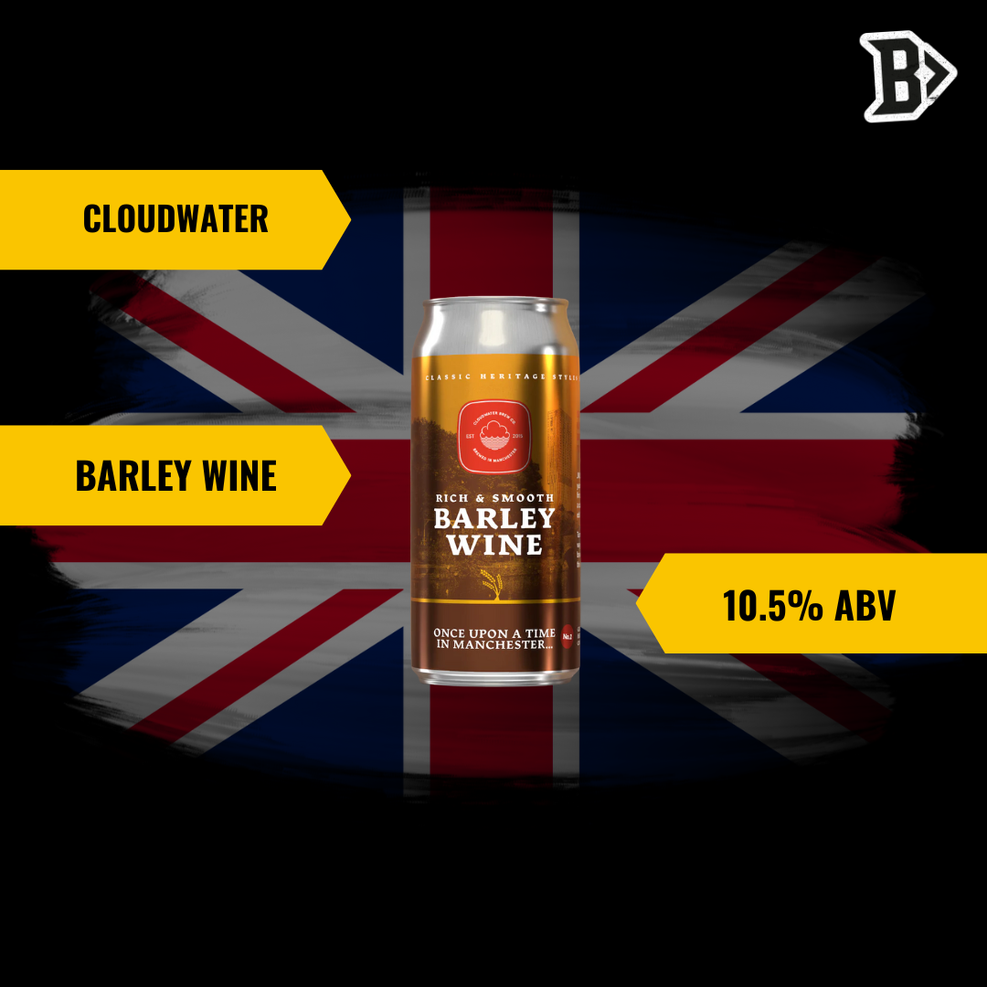 Cloudwater once upon a time in Manchester British Barley Wine 440ml Cans - ABV 10.5% (8 Pack)