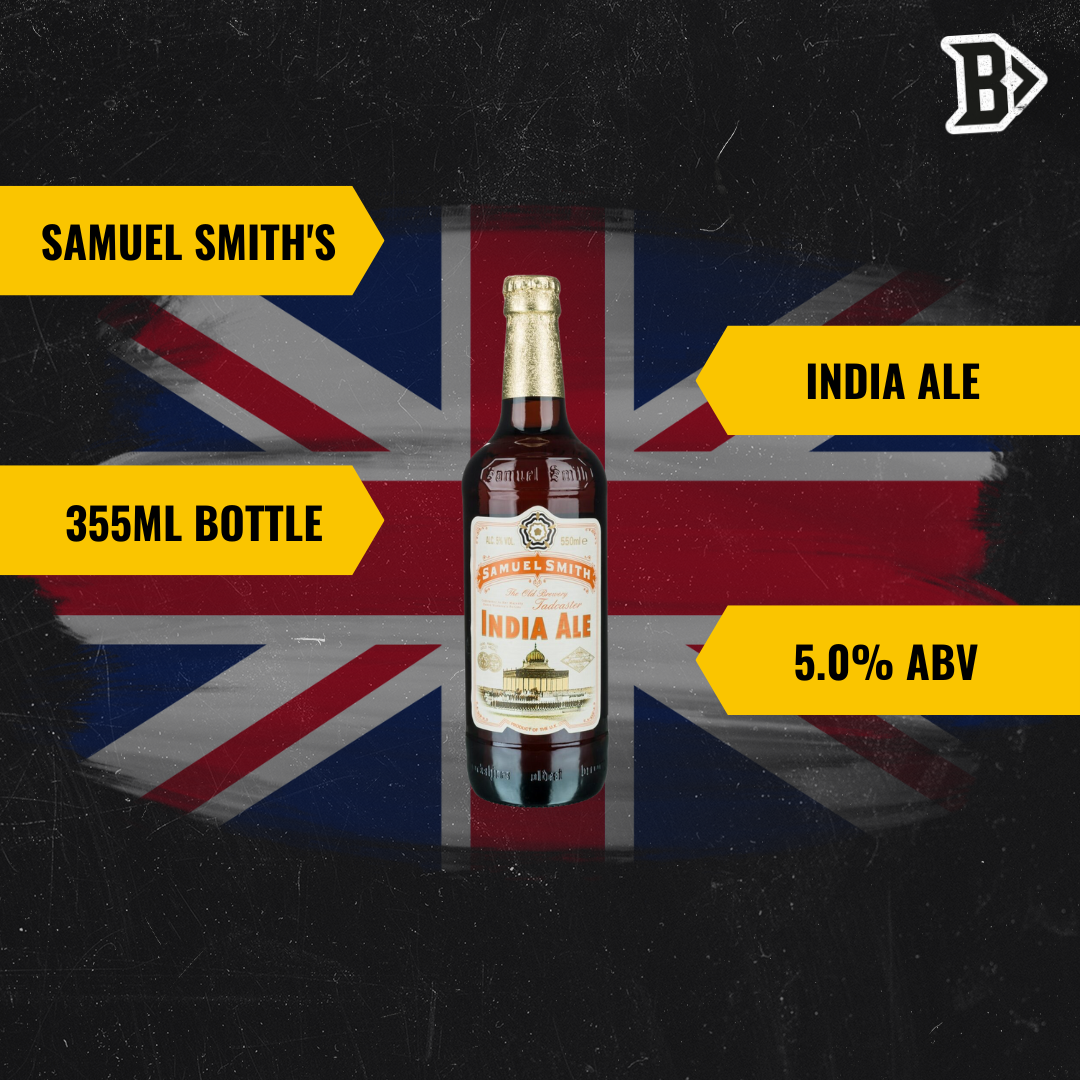 Samuel Smith's India Ale 355ml Bottles - 5.0% ABV (12 Pack)