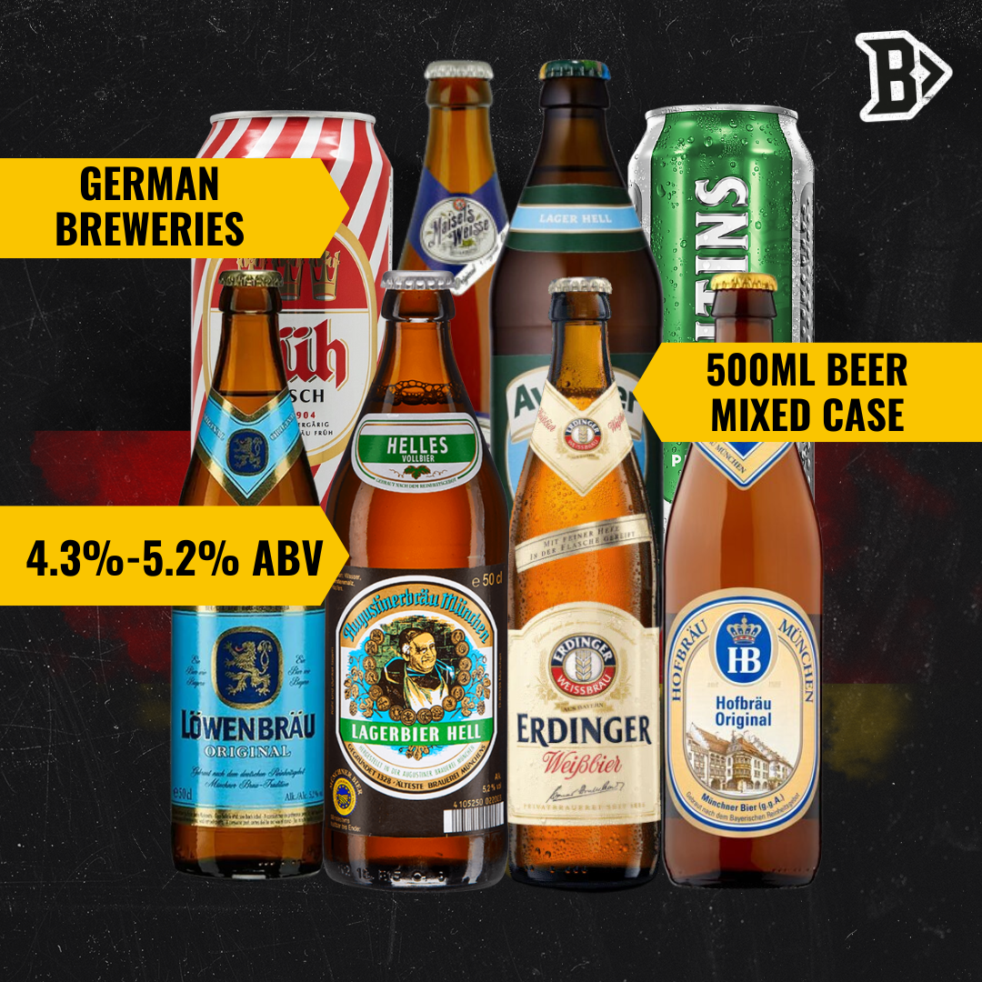 German Breweries Craft Beer 500ml Mixed Case Selection (8 Pack)