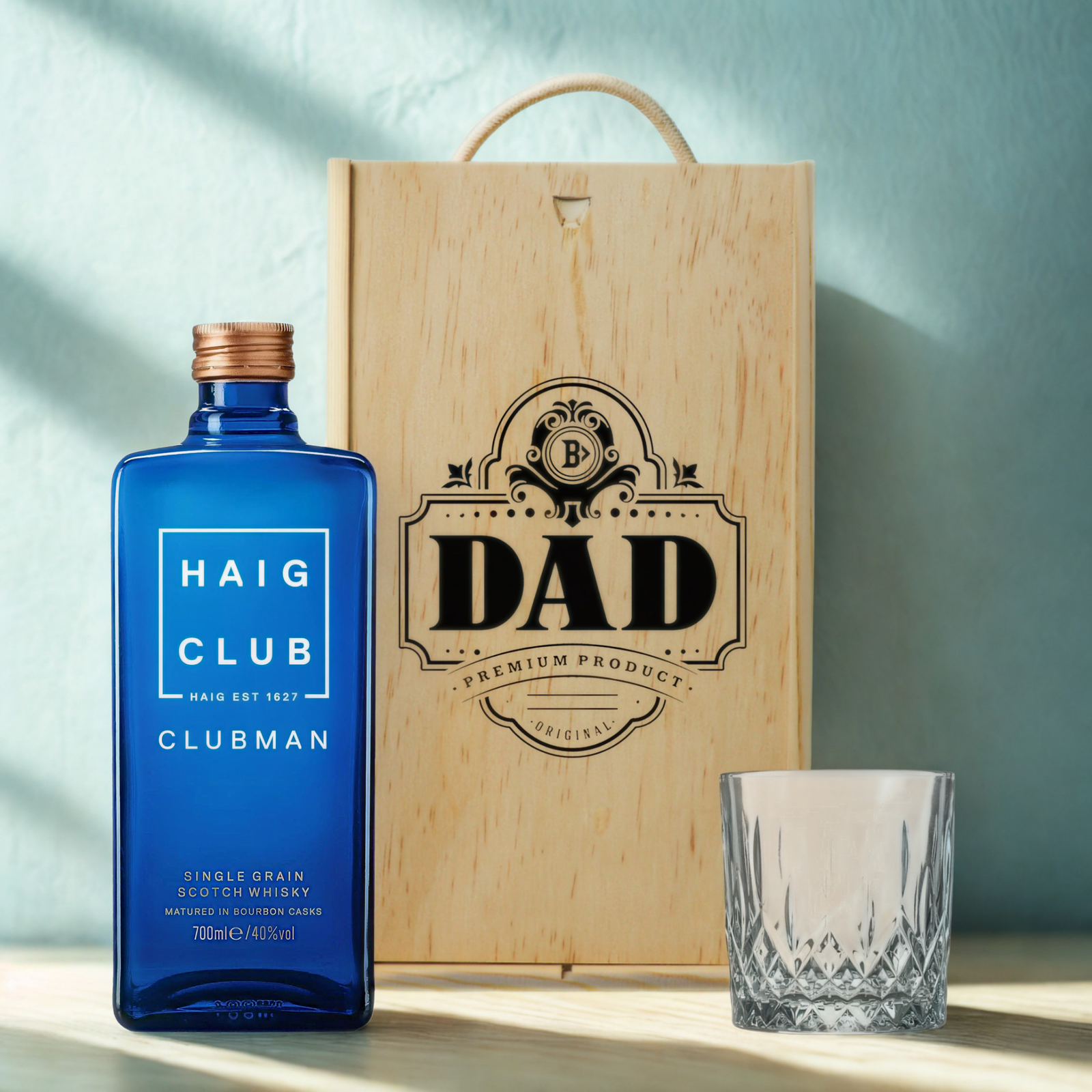 Best Dad Whisky Gift Set with Glass – Premium Whisky Selection 70cl