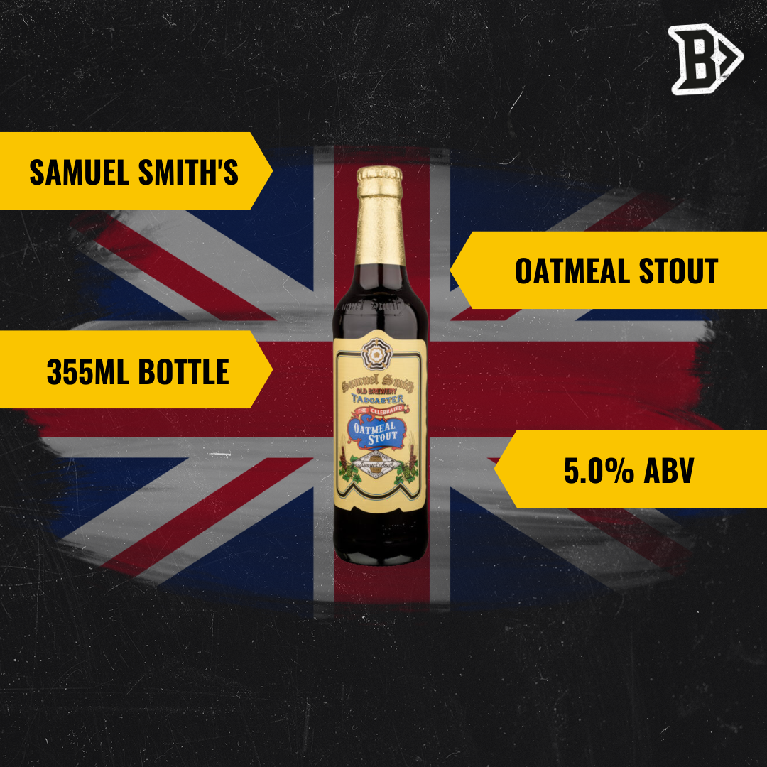 Samuel Smith's Oatmeal Stout 355ml Bottles - 5% ABV (12 Pack)
