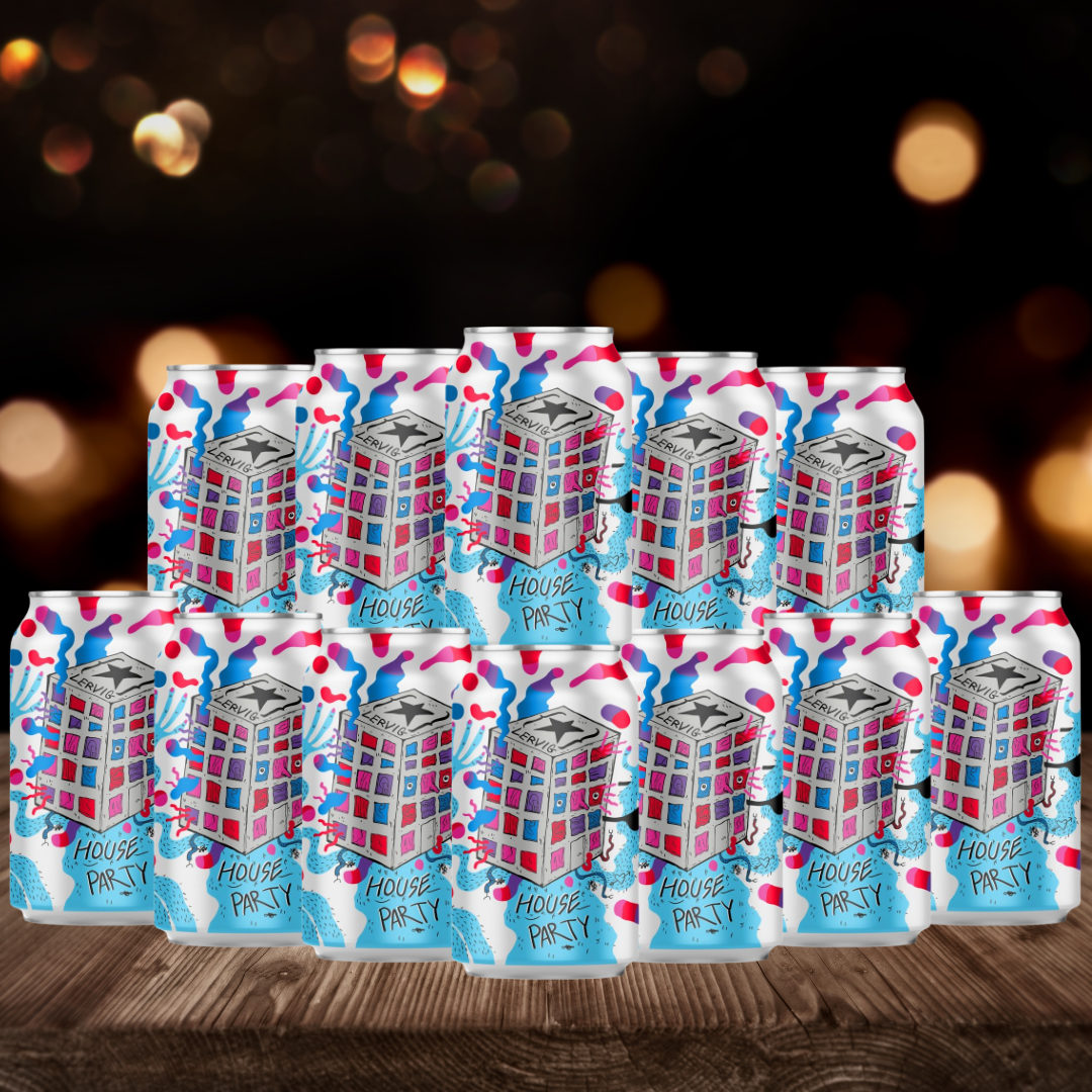 Lervig HOUSE PARTY Norwegian Session IPA 330 ml Cans – ABV 4.0% (12 Pack)