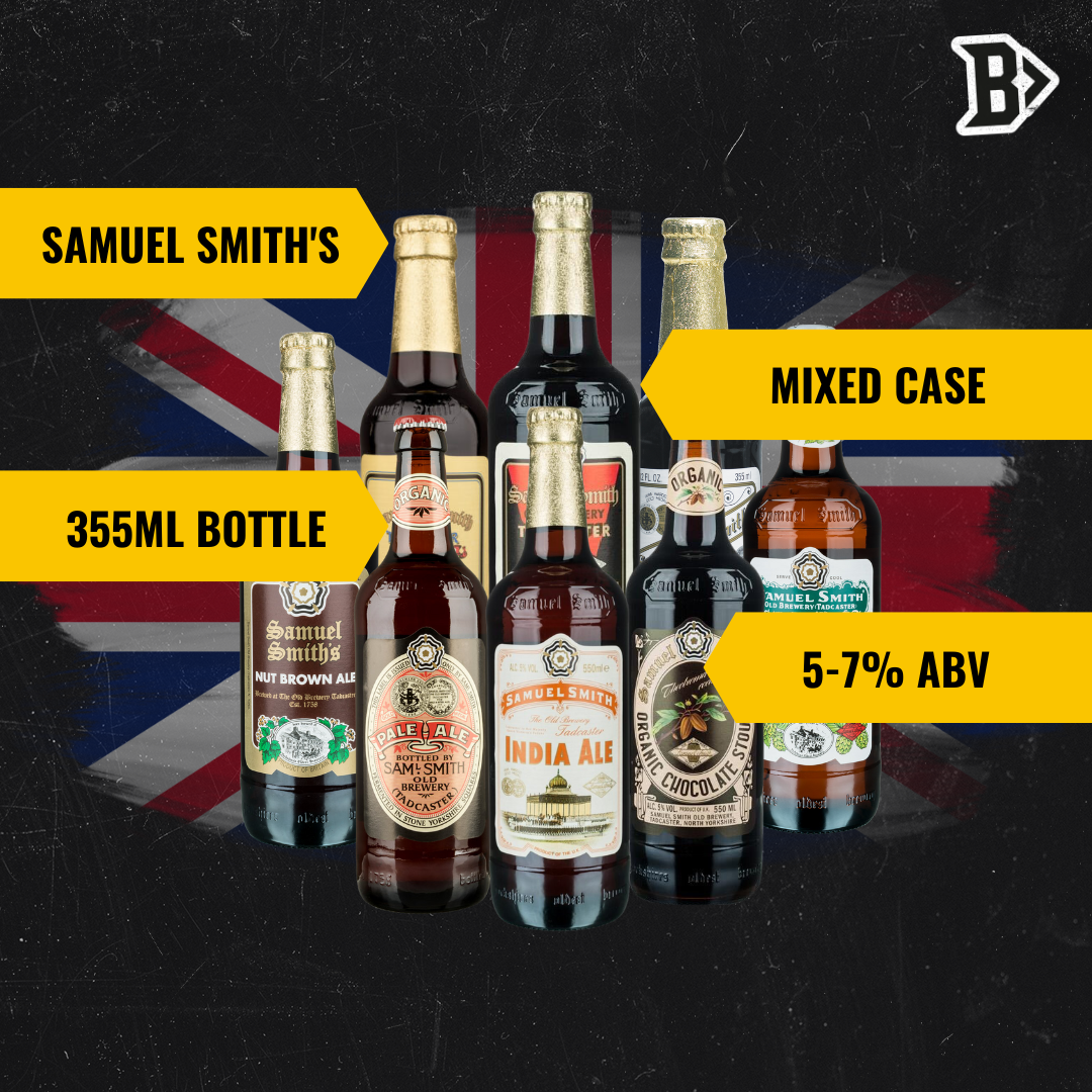 Samuel Smith's British Mixed Case 355ml (5-7% ABV) - 8 Pack