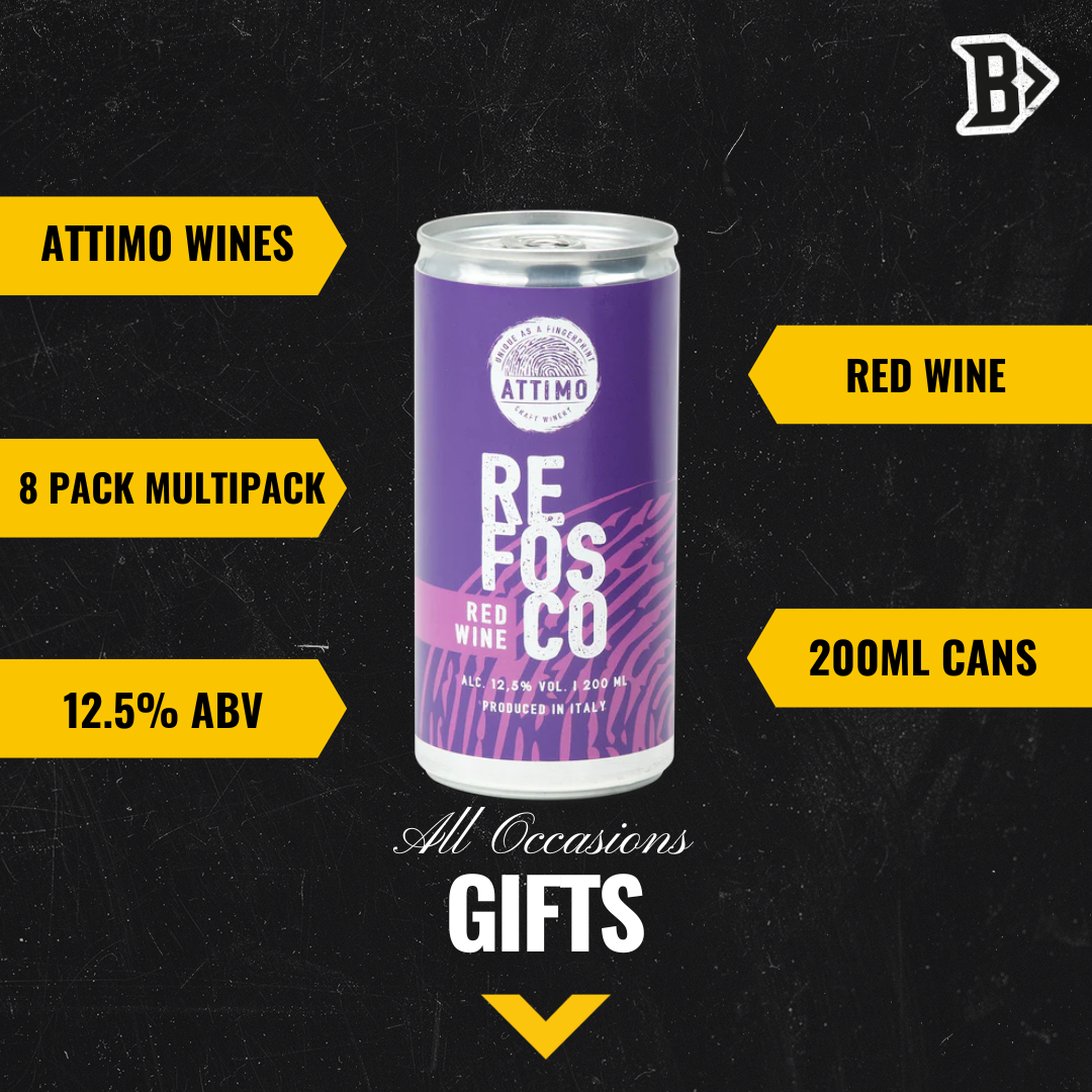 Attimo Italian Red Wine Cans – 200ml (8 Pack)