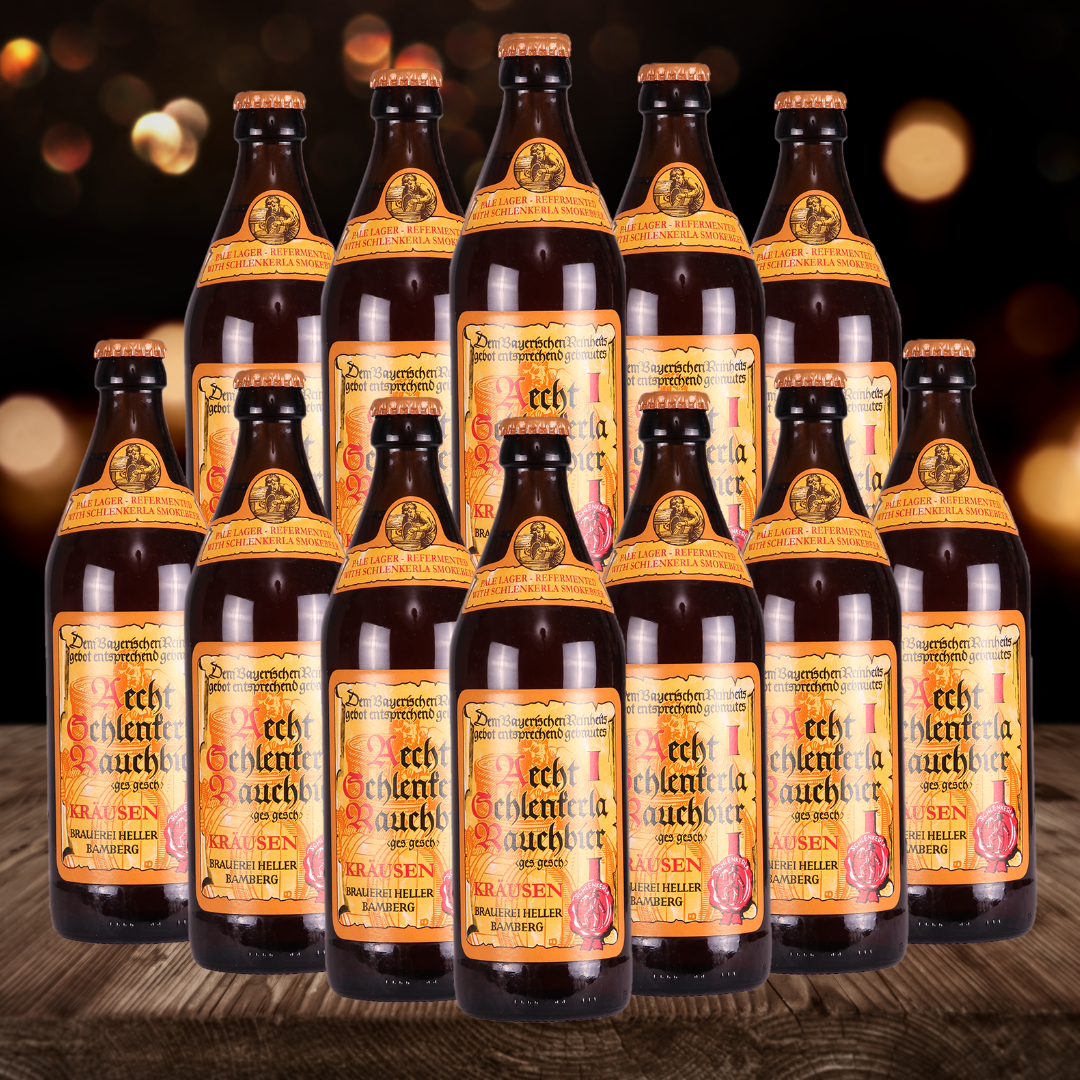 Schlenkerla KRAUSEN LAGER German Unfiltered Lager 500ml Bottles 4.5% (12 Pack)