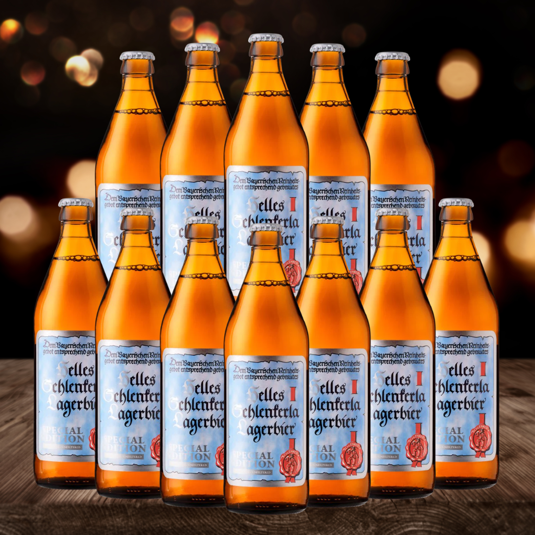 Schlenkerla UNFILTERED HELL LAGER German Helles Lager 500 ml Bottles – ABV 4.3% (12 Pack)