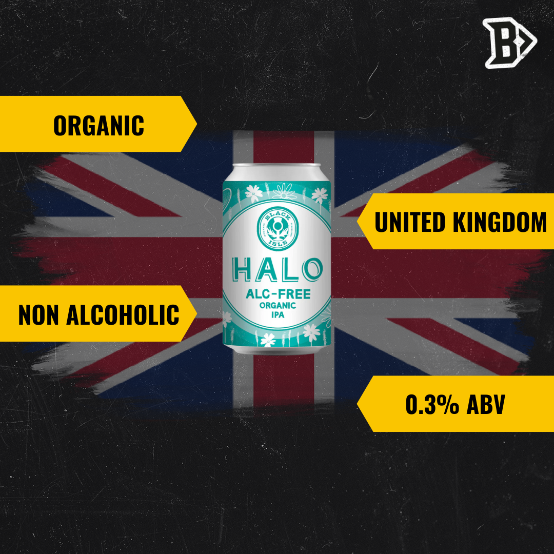 Black Isle Halo IPA 330ml Cans - 0.3% ABV (12 Pack)