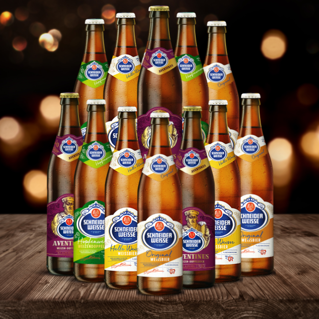 Schneider Weisse German Wheat Beer Mixed Case 500ml Bottles (12 Pack)