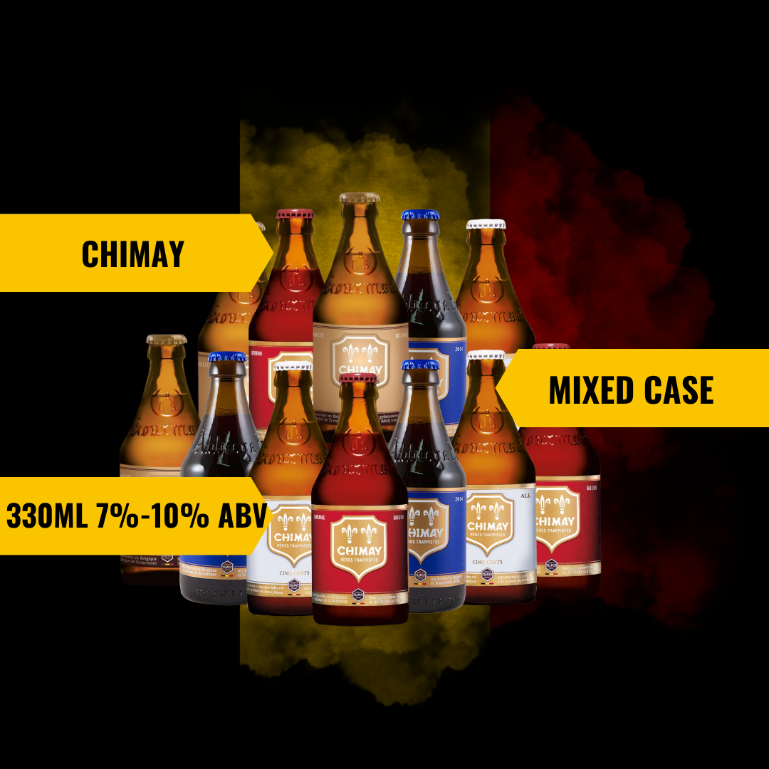 Chimay Belgian Trappist Ale Mixed Case 330ml Bottles (12 Pack)