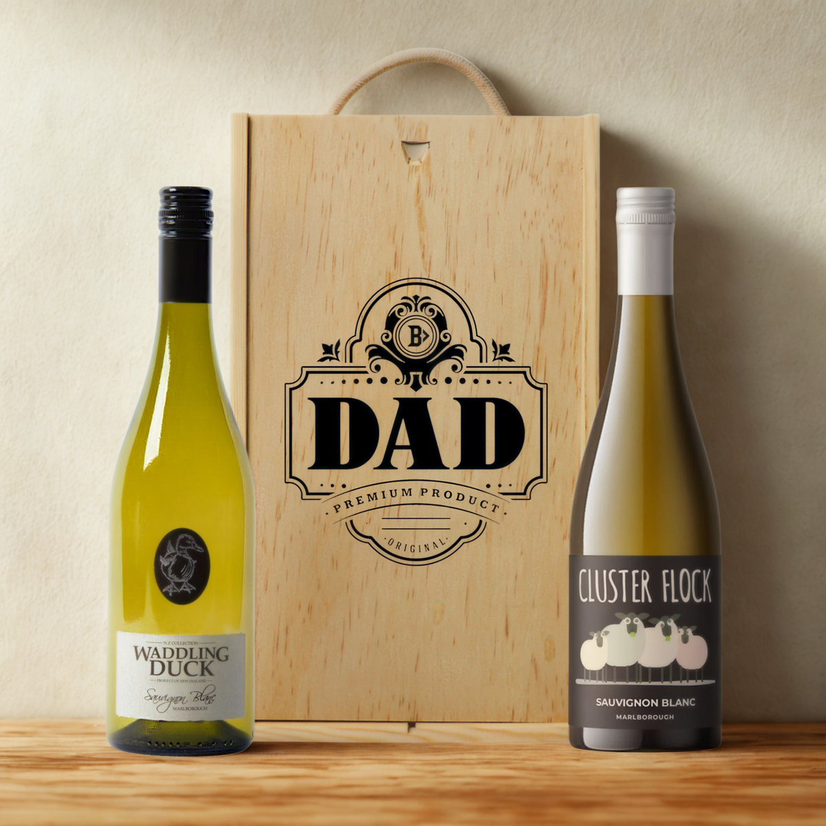Best Dad Wine Gift Set – Premium Red &amp; White Wine Selection