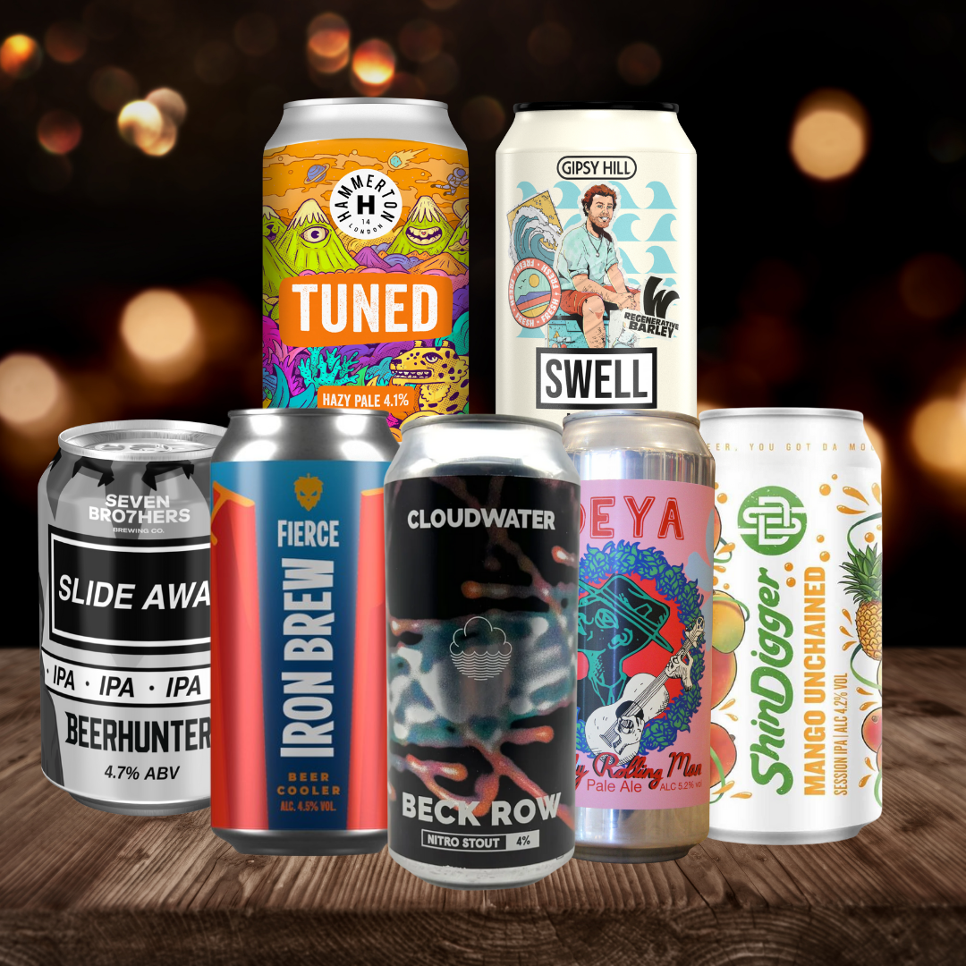 Best of British Craft Beer Mixed Case - IPA, Pale Ale, Pilsner, Sour, Porter (7 Pack)