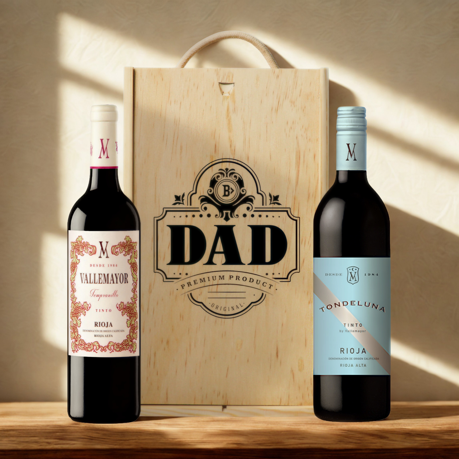 Best Dad Wine Gift Set – Premium Red & White Wine Selection