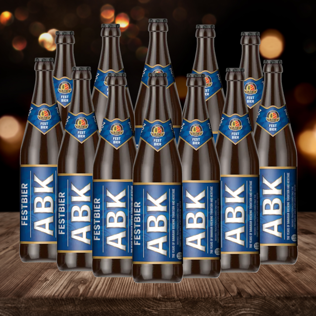 ABK Festbier Limited Edition Lager 500ml Bottles - 6.0% ABV (12 Pack) - BEERHUNTER