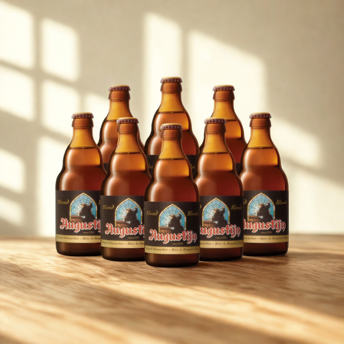 Augustijn Belgian Abbey Beer 330ml Bottles – (8 Pack)