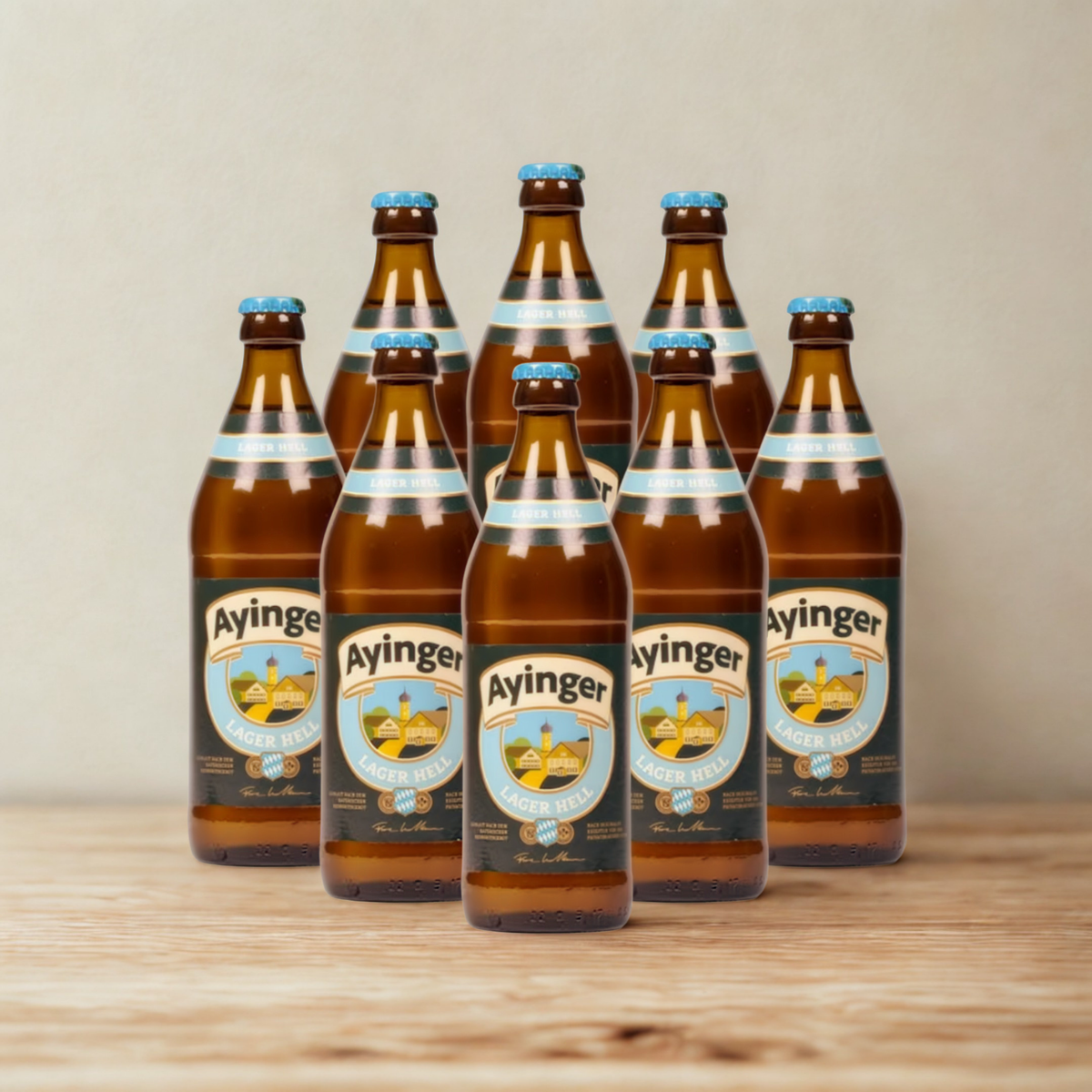 Ayinger Lager Hell 500ml Bottles - 4.9% ABV (Multipack)