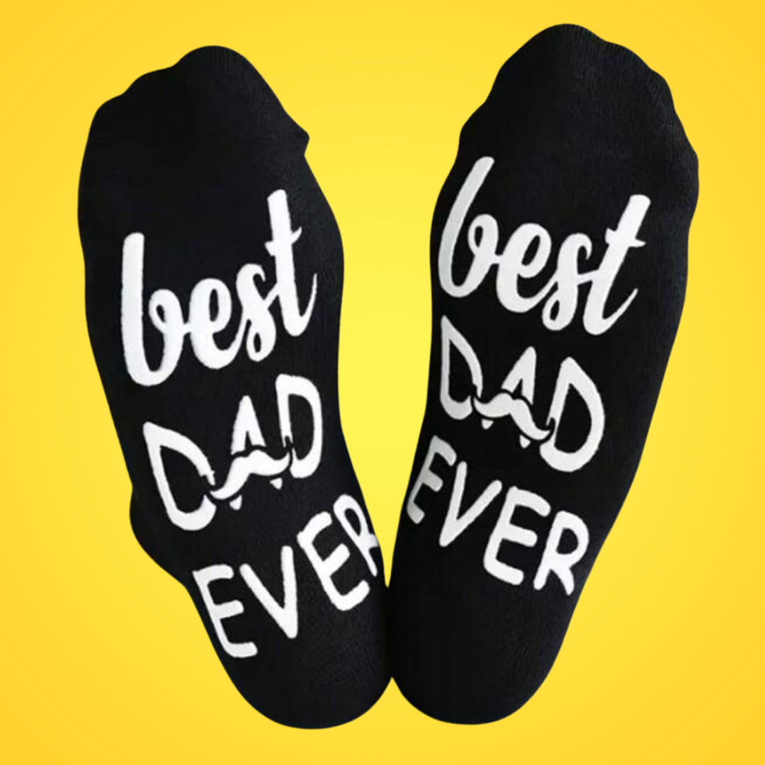 Best Dad Ever Father&#39;s Day Socks - x1 Pair